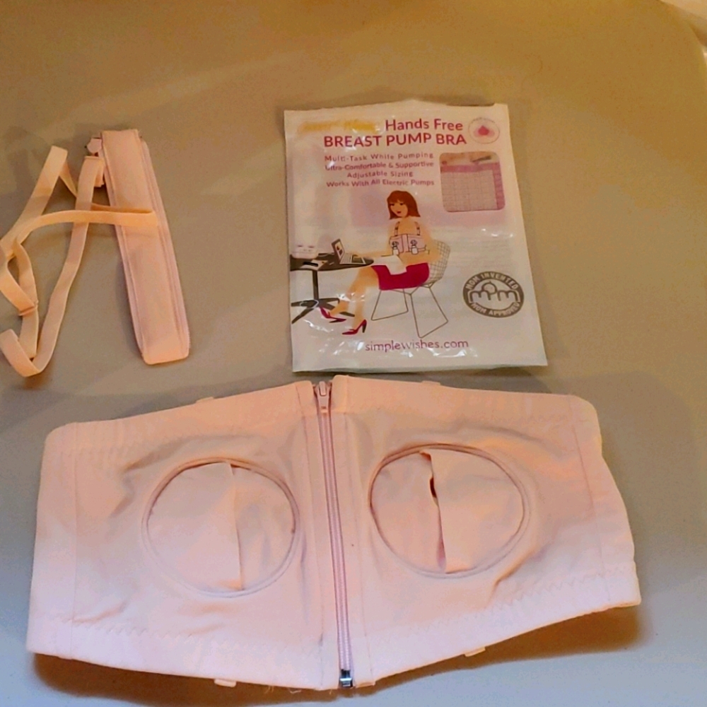 Simple wishes hands free breast pump bra